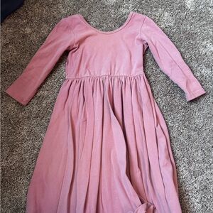 Alice and Ames Size 6 Charming Mauve Long Sleeve Kids Dress Play Condition
